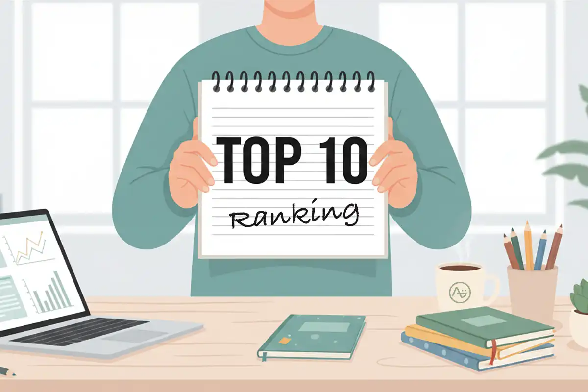 “Top 10 Ranking” poster used to discuss Hong Kong SEO benchmarks for new page time-to-rank on Google SERPs.